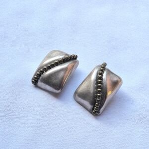 Elegant Silver and Gold Women's Earrings